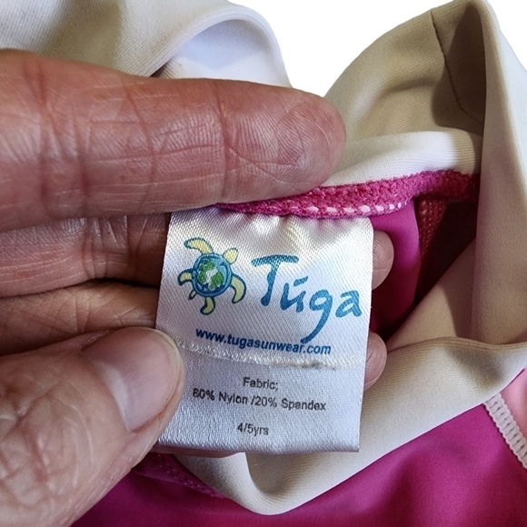3/$15 Tuga Rash Guard Swim Top - 4/5 - Picture 4 of 6